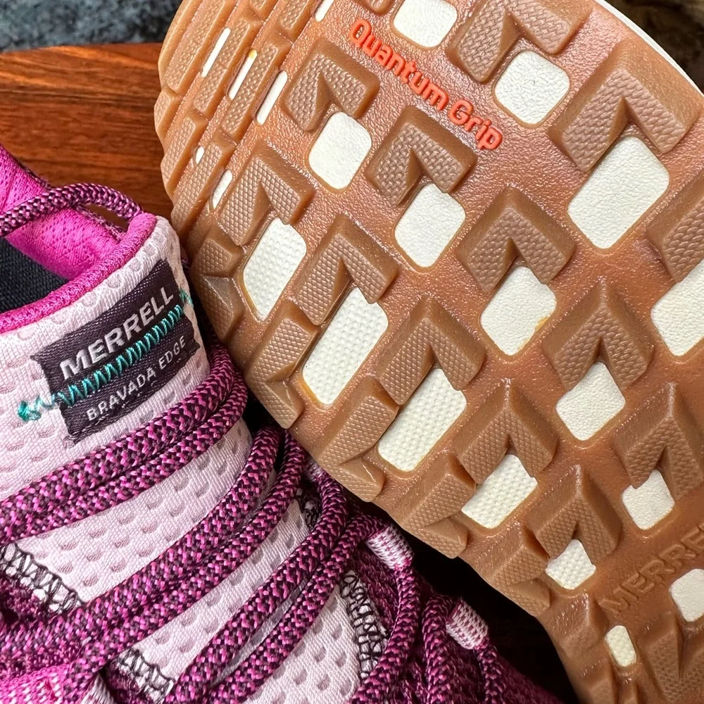 Merrell Women’s Fuchsia Bravada Edge Running Sneakers Shoes - Picture 12 of 16